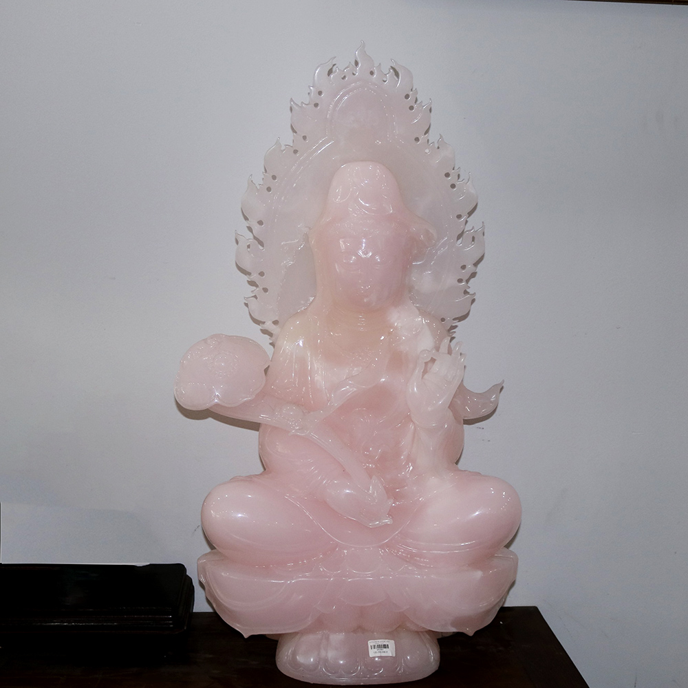 Phật quan âm onyx hồng