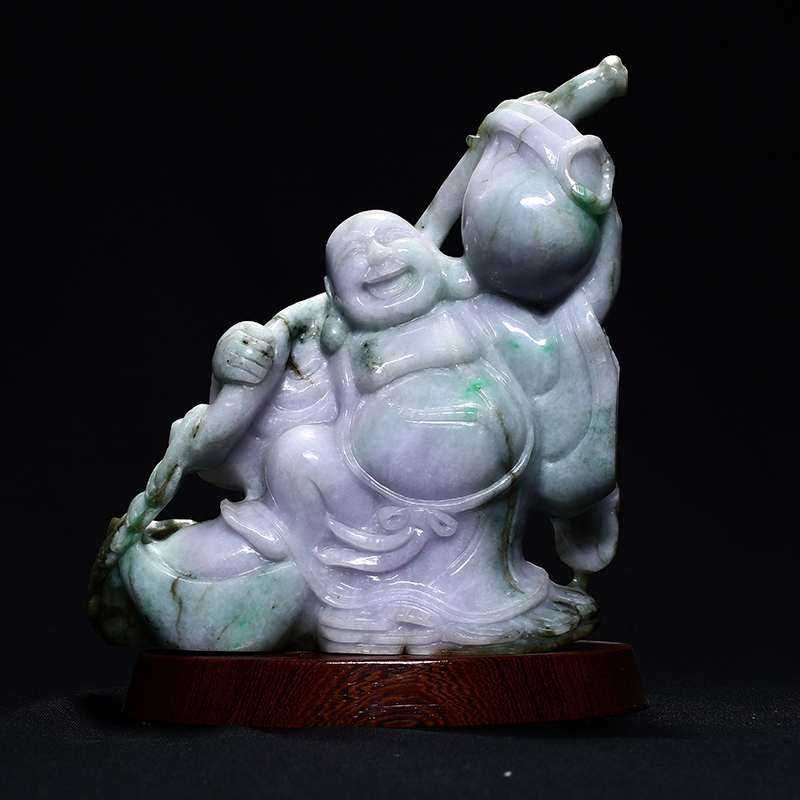 Phật di lặc ngọc cẩm thạch (jadeit)