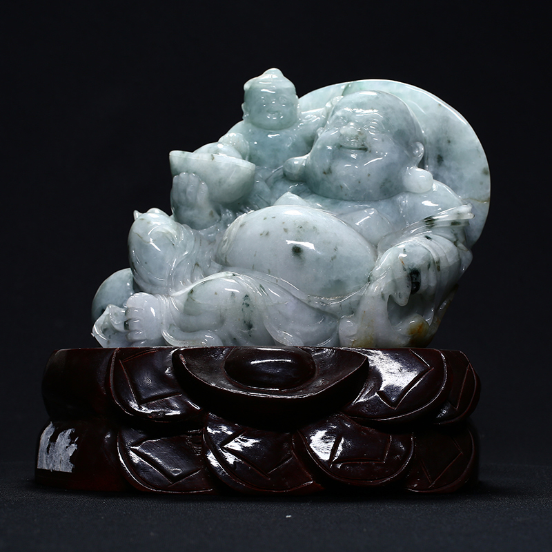 Đức Phật Di Lặc cẩm thạch (jadeite)